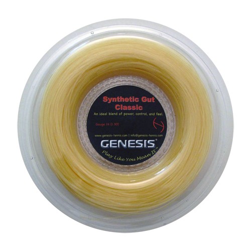 Genesis Synthetic Gut Classic 16- 1.30mm- 660′ Reel-Amber