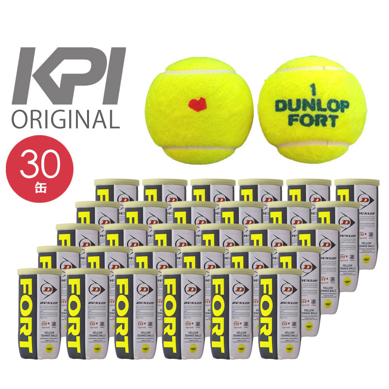 DUNLOP FORT 2個入り缶×30(未使用)テニス